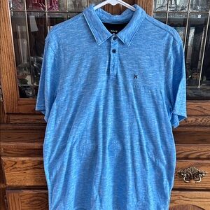 Hurley Men's Light Blue Polo Shirt